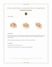 15.78 Ct. Coral from Italy Appraisal