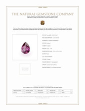 1.64 Ct. Pinkish Purple Spinel from Ceylon (Sri Lanka) Scan Report
