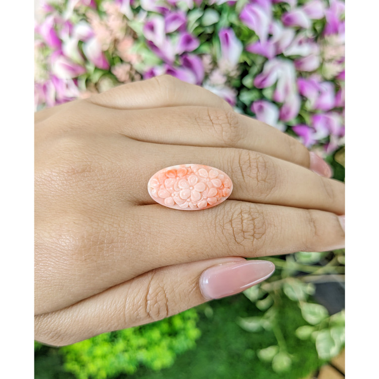 10.34 Ct. Coral from Italy