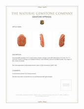 33.12 Ct. Coral from Australia Appraisal