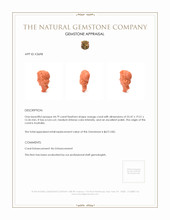 44.79 Ct. Coral from Australia Appraisal