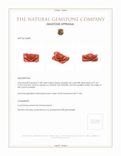 11.80 Ct. Coral from Australia Appraisal