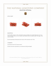 11.80 Ct. Coral from Australia Appraisal