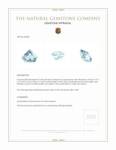 2.38 Ct. Aquamarine from Ceylon (Sri Lanka) Appraisal