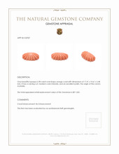 6.98 Ct. Coral from Australia Appraisal