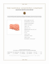 21.66 Ct. Angel Skin (Peach) Coral from Australia Scan Report