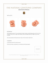 21.94 Ct. Coral from Australia Appraisal