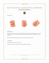 21.94 Ct. Coral from Australia Appraisal
