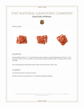 12.71 Ct. Coral from Australia Appraisal