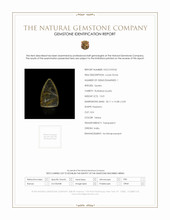13.01 Ct. Yellow Cabochon Rutilated Quartz from India Scan Report