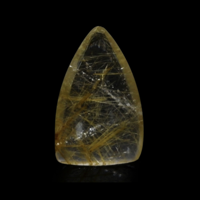 13.01 Ct. Cabochon Rutilated Quartz from India Video