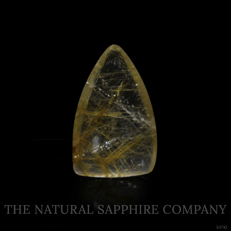 13.01 Ct. Cabochon Rutilated Quartz from India
