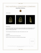 14.08 Ct. Cabochon Rutilated Quartz from India Appraisal