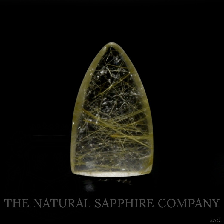 14.08 Ct. Cabochon Rutilated Quartz from India