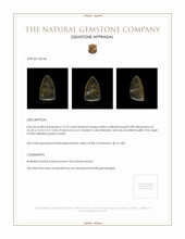 14.23 Ct. Cabochon Rutilated Quartz from India Appraisal