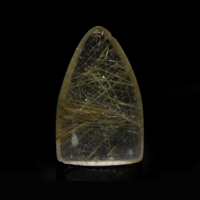 14.23 Ct. Cabochon Rutilated Quartz from India Video