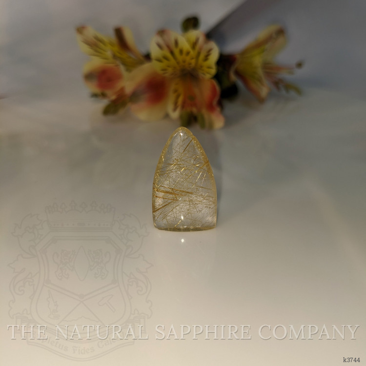 14.23 Ct. Cabochon Rutilated Quartz from India