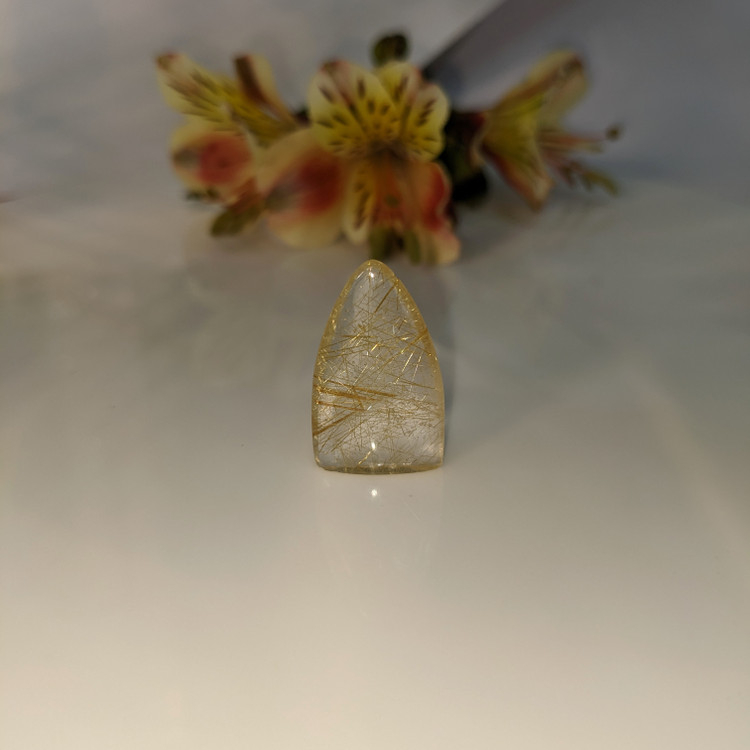 14.23 Ct. Cabochon Rutilated Quartz from India