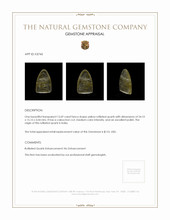 13.69 Ct. Cabochon Rutilated Quartz from India Appraisal
