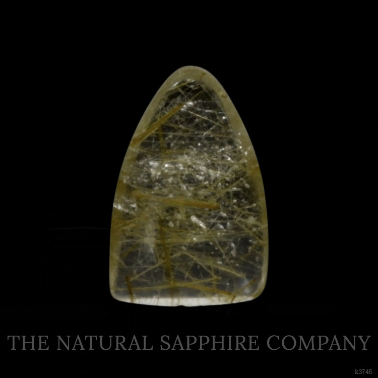 13.69 Ct. Cabochon Rutilated Quartz from India