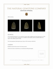 12.26 Ct. Cabochon Rutilated Quartz from India Appraisal