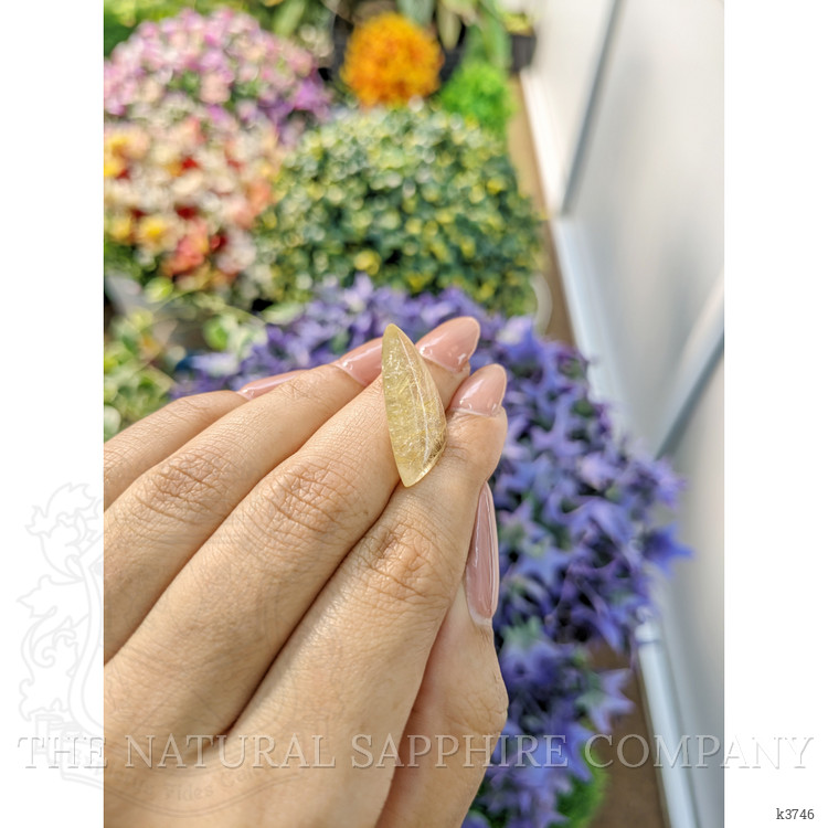 12.26 Ct. Cabochon Rutilated Quartz from India