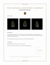 13.27 Ct. Cabochon Rutilated Quartz from India Appraisal