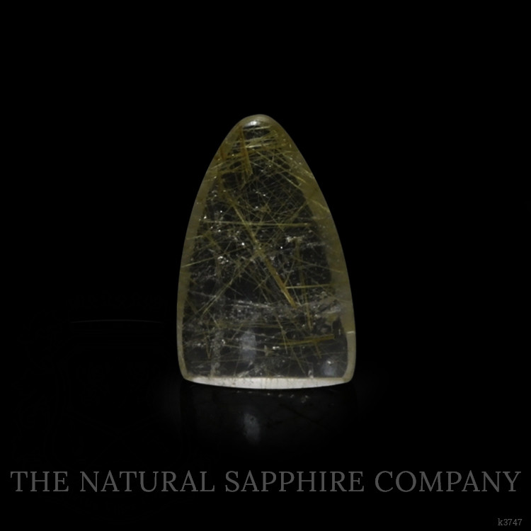 13.27 Ct. Cabochon Rutilated Quartz from India
