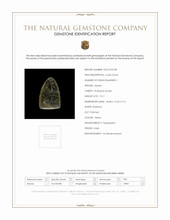 13.11 Ct. Yellow Cabochon Rutilated Quartz from India Scan Report