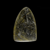 13.11 Ct. Cabochon Rutilated Quartz from India Video
