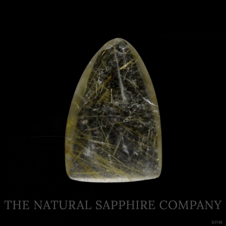 13.11 Ct. Cabochon Rutilated Quartz from India