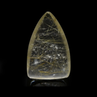 12.69 Ct. Cabochon Rutilated Quartz from India Video
