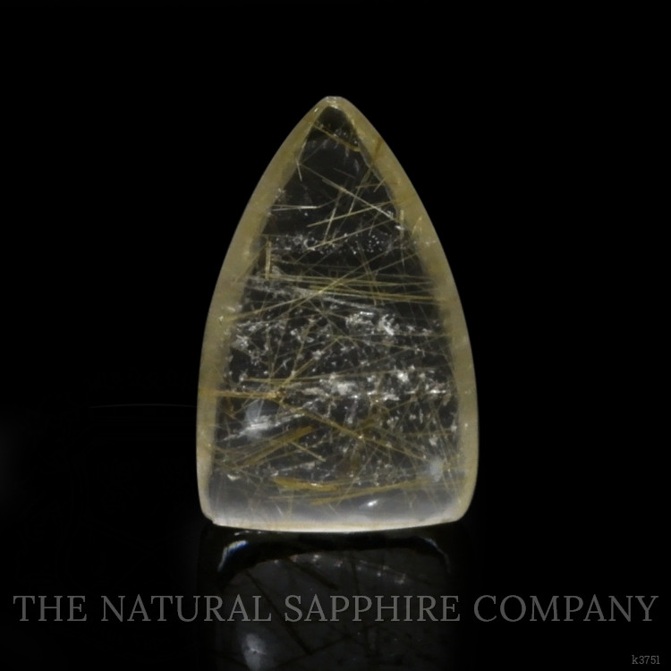 12.69 Ct. Cabochon Rutilated Quartz from India