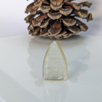 12.69 Ct. Cabochon Rutilated Quartz from India Life Style