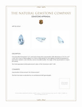 1.81 Ct. Aquamarine from Ceylon (Sri Lanka) Appraisal