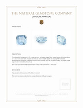 1.78 Ct. Aquamarine from Ceylon (Sri Lanka) Appraisal