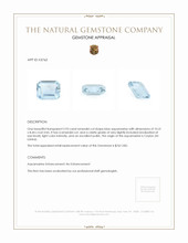 2.93 Ct. Aquamarine from Ceylon (Sri Lanka) Appraisal