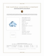 1.62 Ct. Aquamarine from Ceylon (Sri Lanka) Scan Report