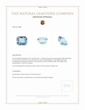 1.94 Ct. Aquamarine from Ceylon (Sri Lanka) Appraisal