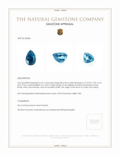 4.41 Ct. Zircon from Ceylon (Sri Lanka) Appraisal