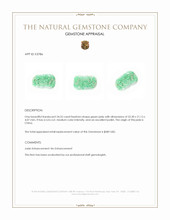 24.55 Ct. Green Jade from China Appraisal
