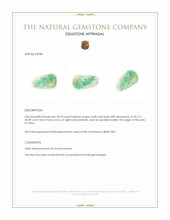 28.70 Ct. Multi Color Jade from China Appraisal