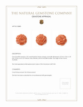 2.43 Ct. Coral from Australia Appraisal