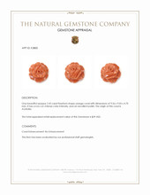 2.43 Ct. Coral from Australia Appraisal