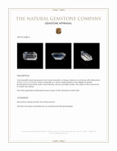 0.46 Ct. Rainbow Moonstone from Ceylon (Sri Lanka) Appraisal