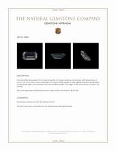 0.34 Ct. Moonstone from Ceylon (Sri Lanka) Appraisal