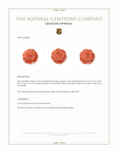 2.36 Ct. Coral from Australia Appraisal