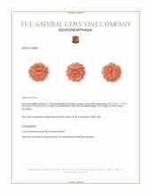 2.73 Ct. Coral from Australia Appraisal