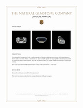 0.30 Ct. Rainbow Moonstone from Ceylon (Sri Lanka) Appraisal