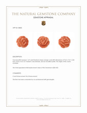 1.69 Ct. Coral from Australia Appraisal